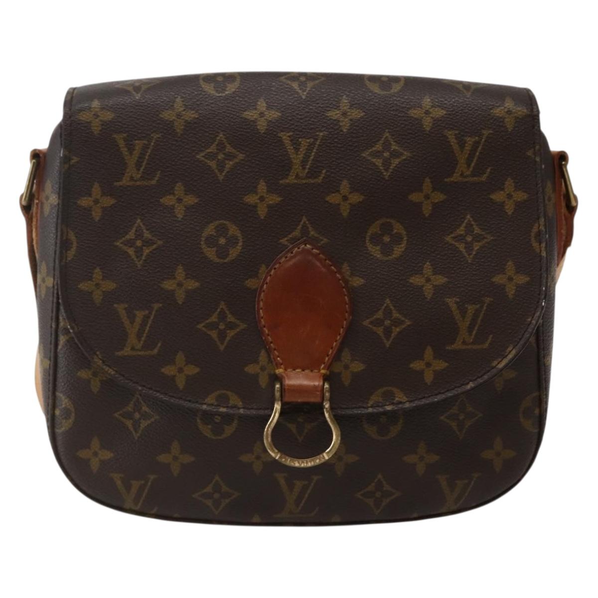 LOUIS VUITTON Monogram Saint Cloud GM Shoulder Bag M51242 LV Auth bs29526