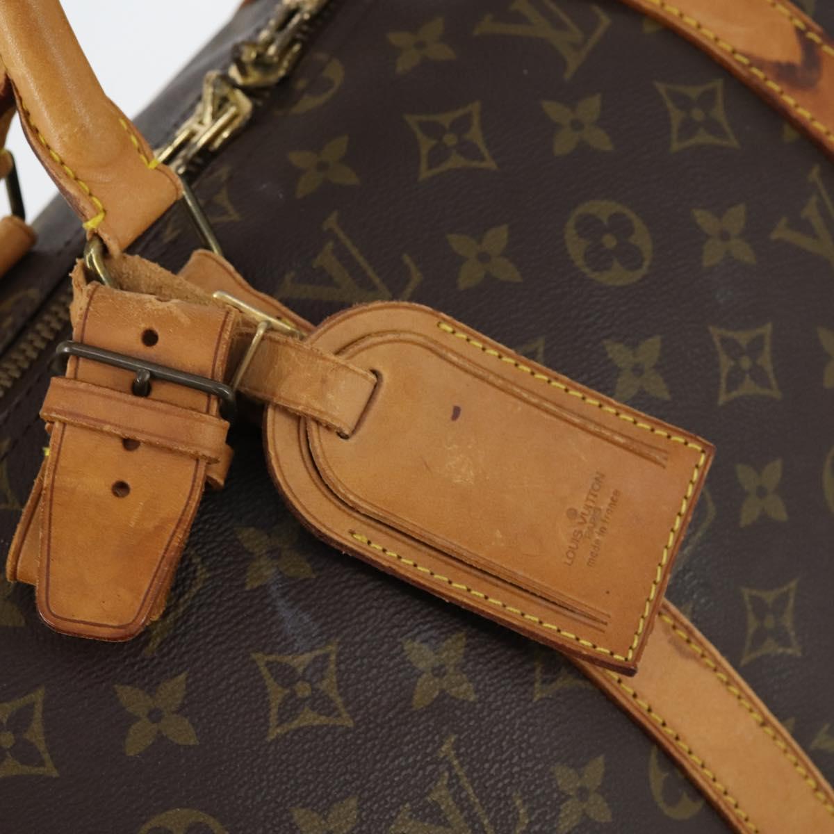 LOUIS VUITTON Monogram Keepall 50 Boston Bag M41426 LV Auth bs29527