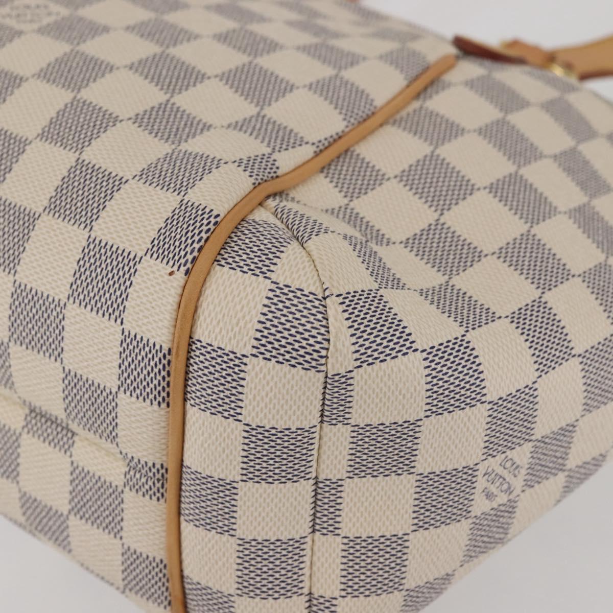 LOUIS VUITTON Damier Azur Totally PM Tote Bag N51261 LV Auth bs29529