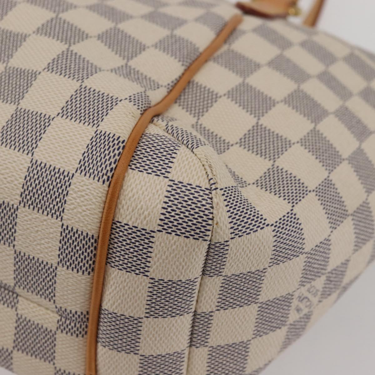 LOUIS VUITTON Damier Azur Totally PM Tote Bag N51261 LV Auth bs29529