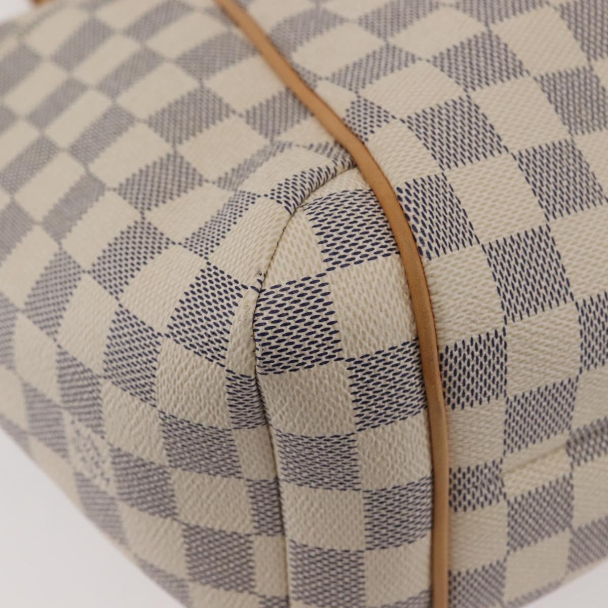 LOUIS VUITTON Damier Azur Totally PM Tote Bag N51261 LV Auth bs29529