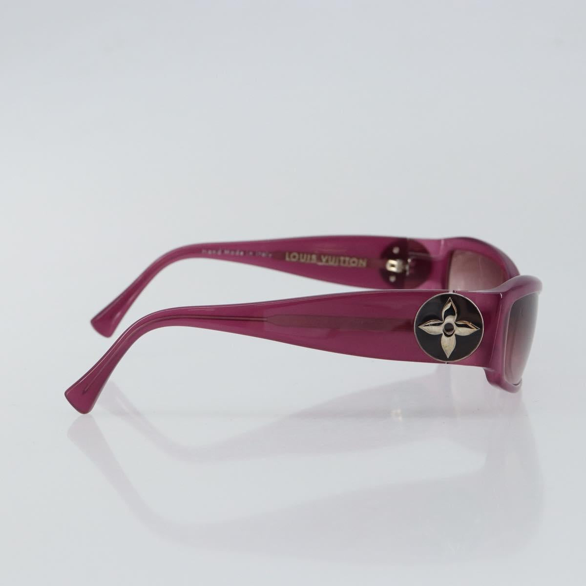 LOUIS VUITTON Sunglasses plastic Pink Z0104E LV Auth bs29541
