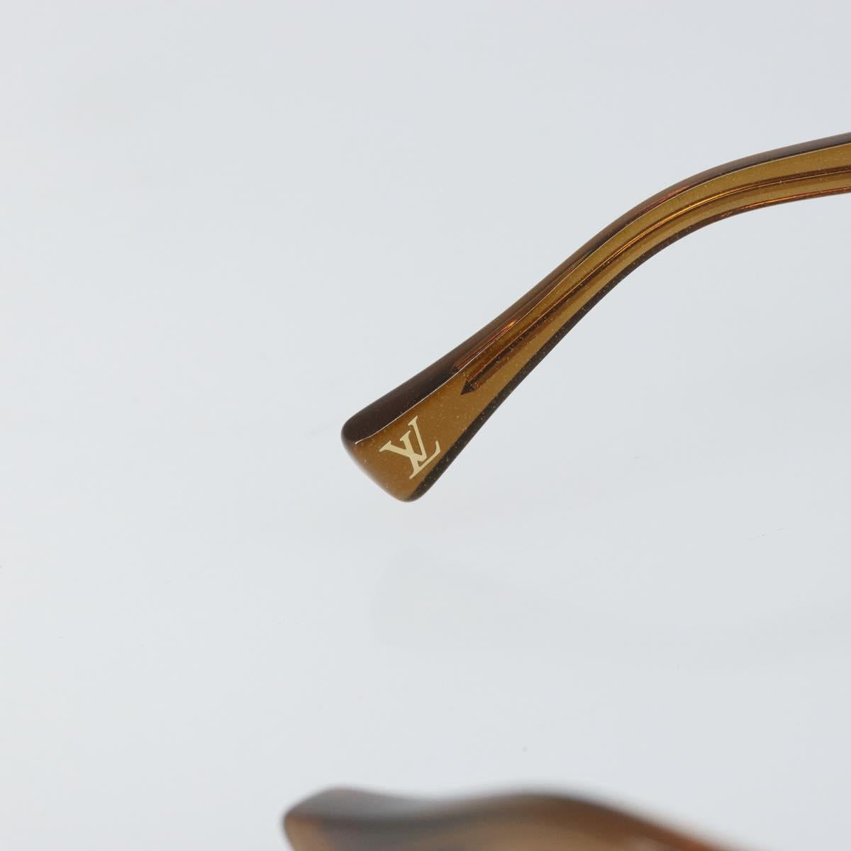 LOUIS VUITTON Sunglasses plastic Brown Z0094E LV Auth bs29542