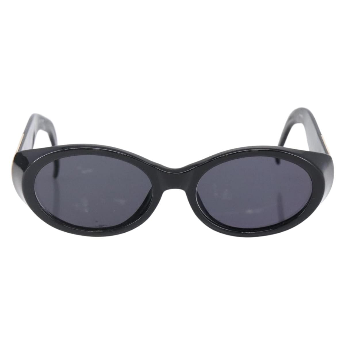 SAINT LAURENT Sunglasses plastic Black Auth bs29548