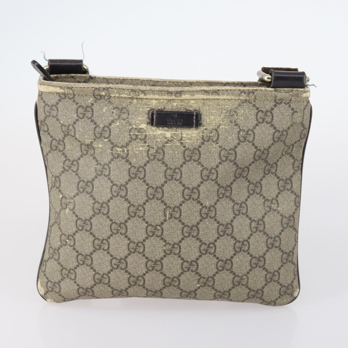 GUCCI GG Canvas Shoulder Bag PVC nylon 5Set Black Beige Brown Auth bs29551