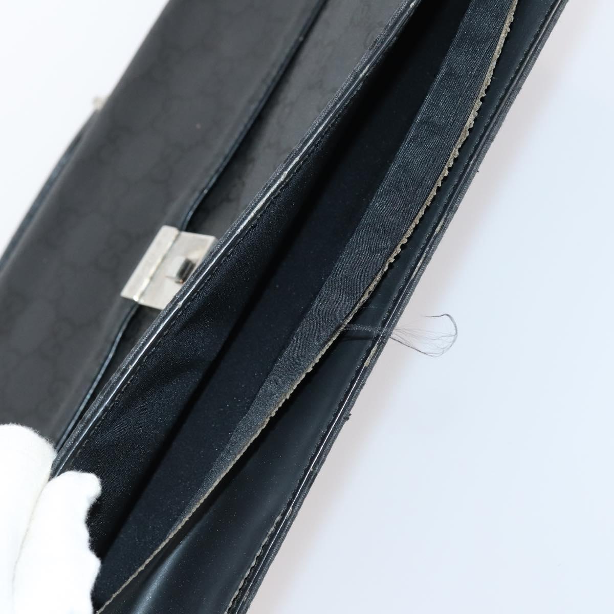 GUCCI GG Canvas Shoulder Bag PVC nylon 5Set Black Beige Brown Auth bs29551