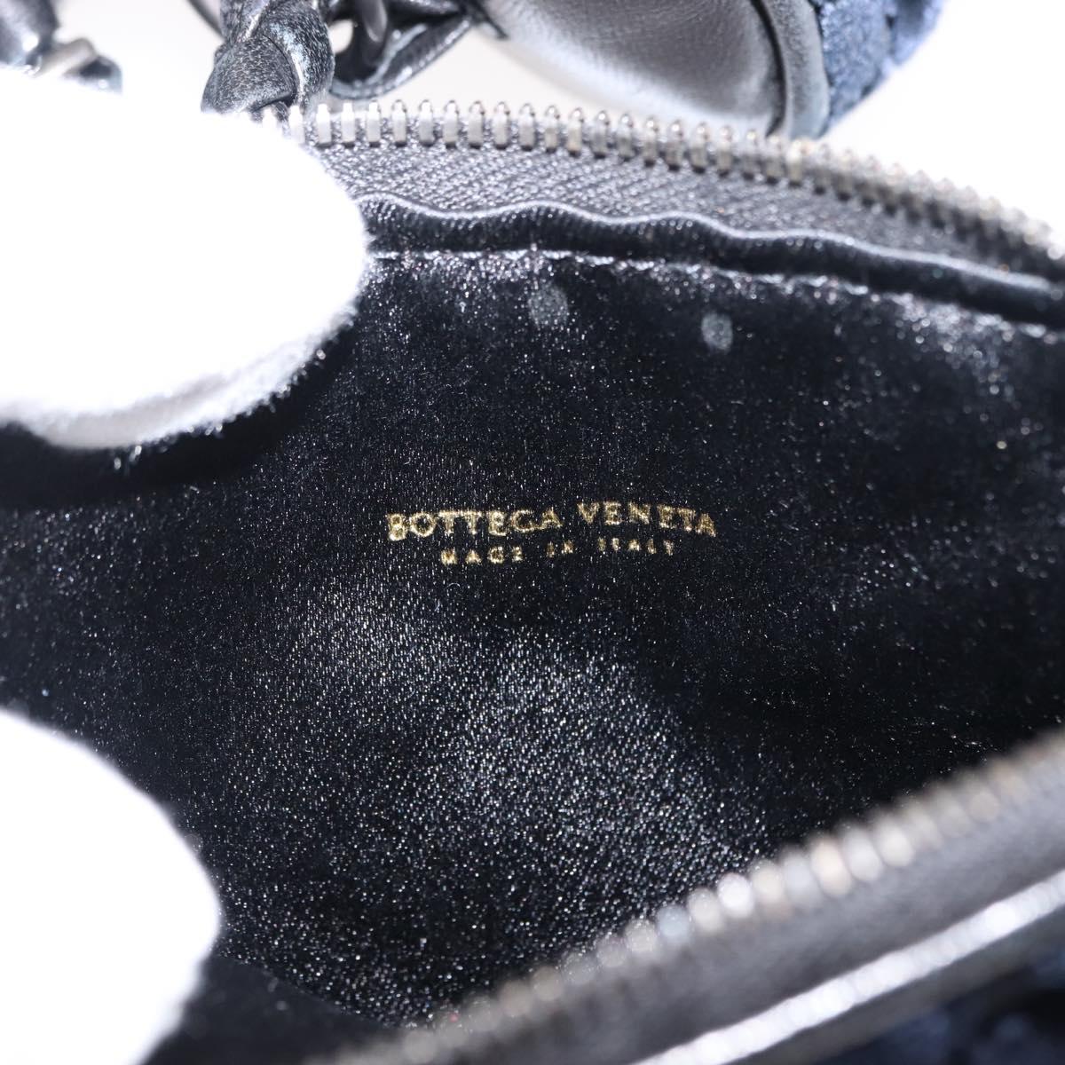 BOTTEGAVENETA 4 Hooks Pouch Leather Navy Auth bs29559
