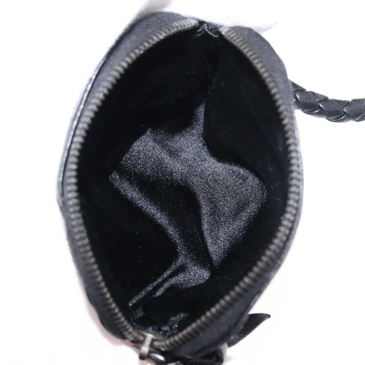 BOTTEGAVENETA 4 Hooks Pouch Leather Navy Auth bs29559