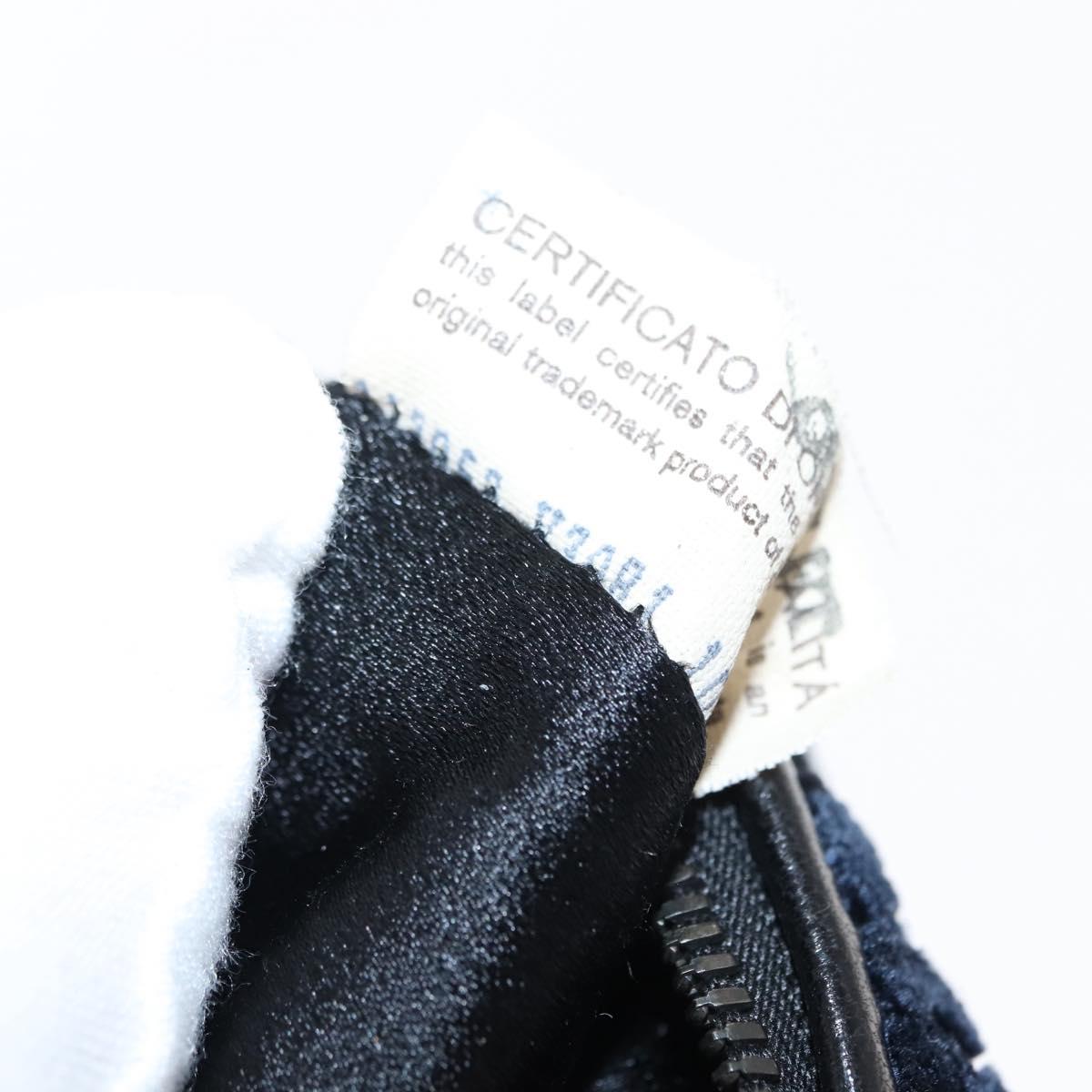 BOTTEGAVENETA 4 Hooks Pouch Leather Navy Auth bs29559