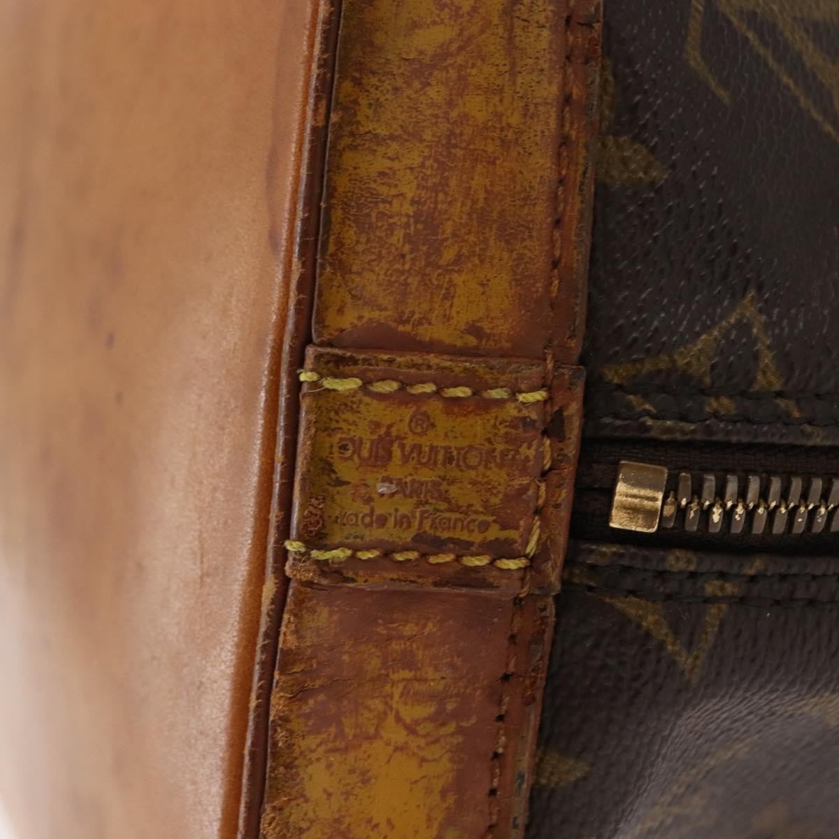 LOUIS VUITTON Monogram Alma Hand Bag M51130 LV Auth bs29560