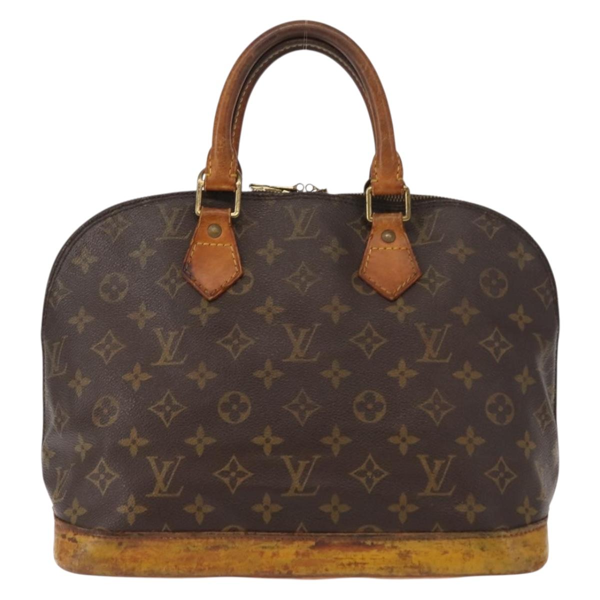 LOUIS VUITTON Monogram Alma Hand Bag M51130 LV Auth bs29560