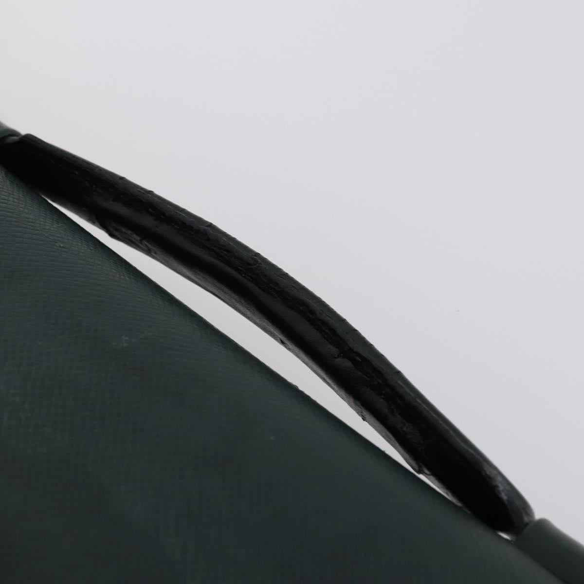 LOUIS VUITTON Monogram Taiga Hand Bag 2Set Green LV Auth bs29562