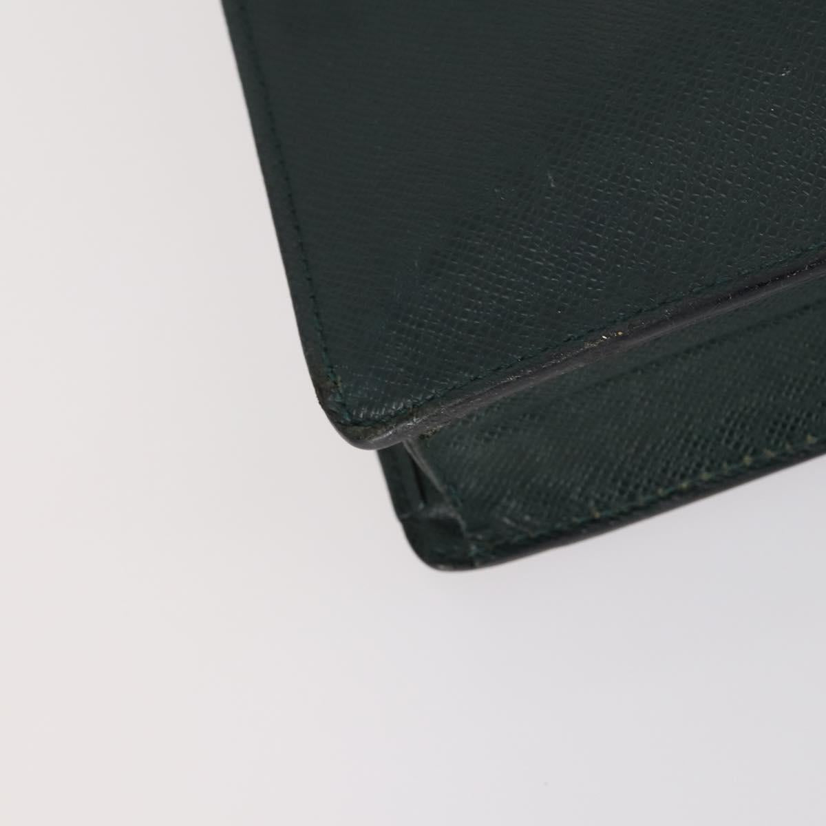 LOUIS VUITTON Monogram Taiga Hand Bag 2Set Green LV Auth bs29562