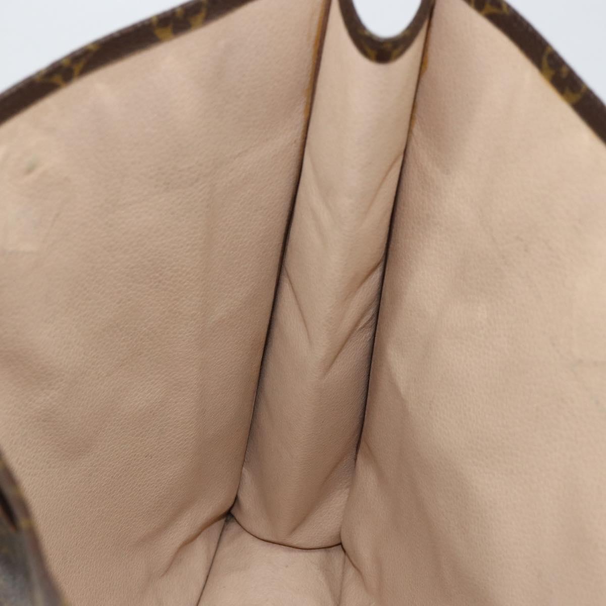 LOUIS VUITTON Monogram Sac Plat Hand Bag M51140 LV Auth bs29566