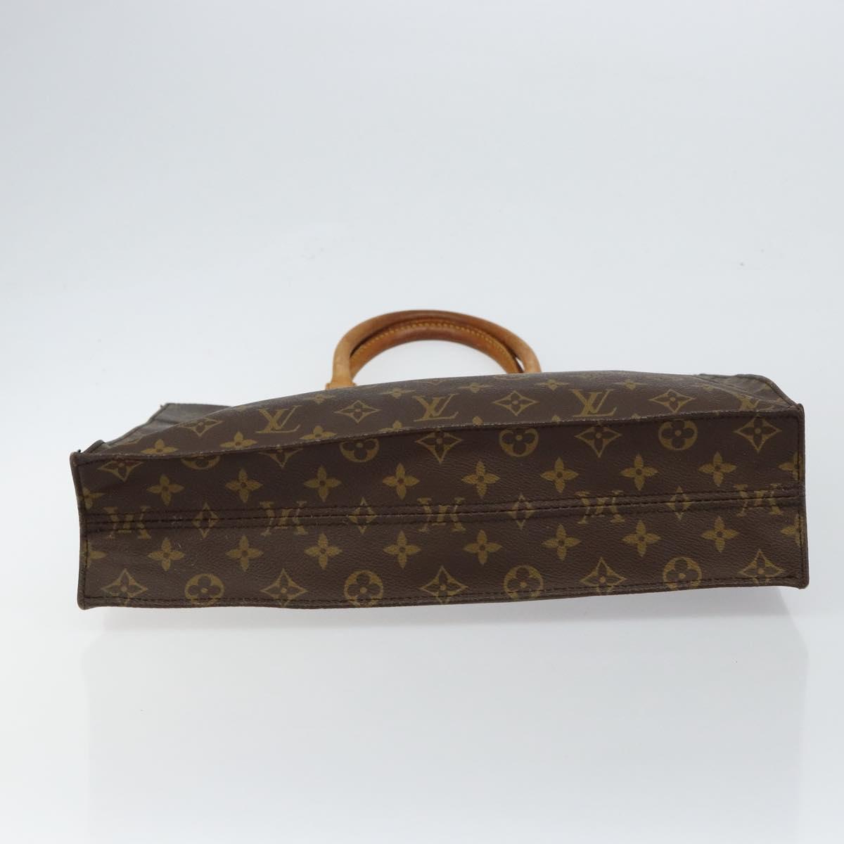 LOUIS VUITTON Monogram Sac Plat Hand Bag M51140 LV Auth bs29566