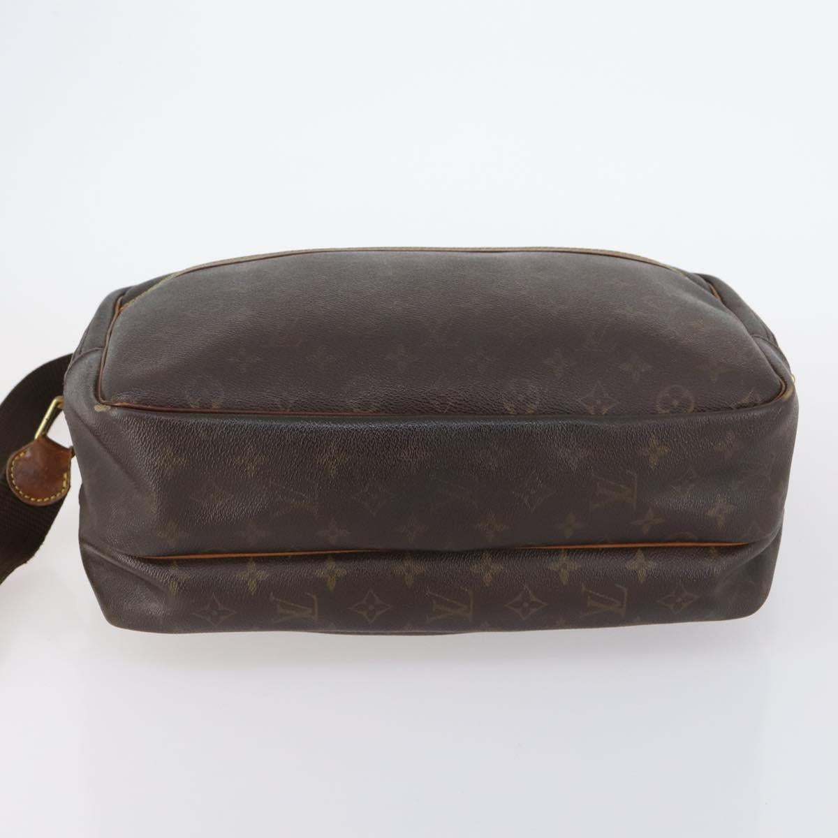 LOUIS VUITTON Monogram Reporter GM Shoulder Bag M45252 LV Auth bs29567