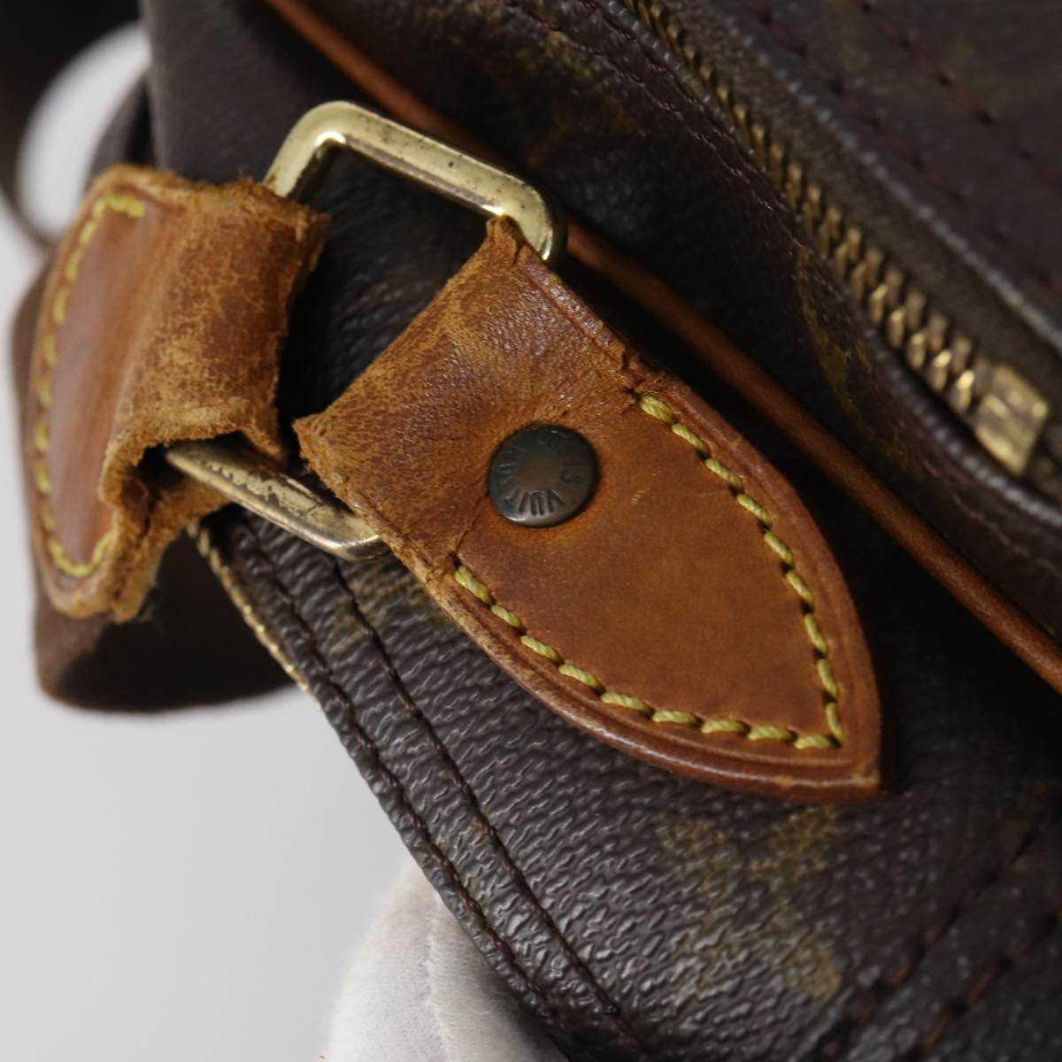 LOUIS VUITTON Monogram Reporter GM Shoulder Bag M45252 LV Auth bs29567