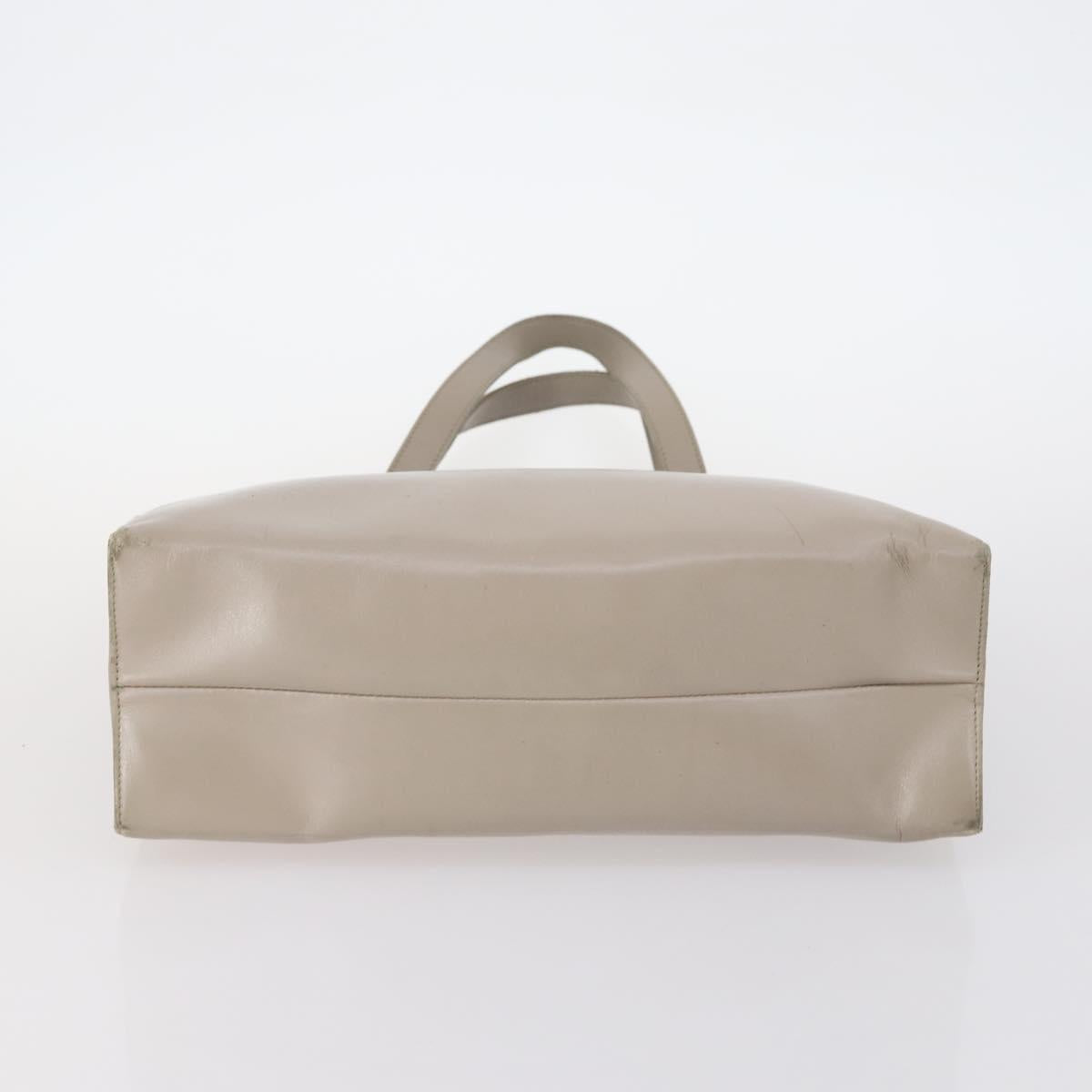 BURBERRY Tote Bag Leather 5Set Beige Brown Auth bs29571