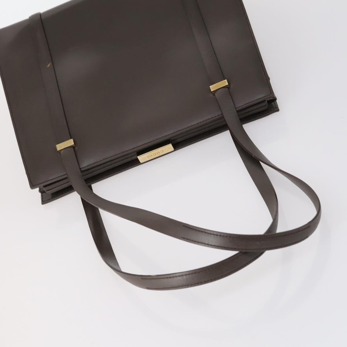 BURBERRY Tote Bag Leather 5Set Beige Brown Auth bs29571