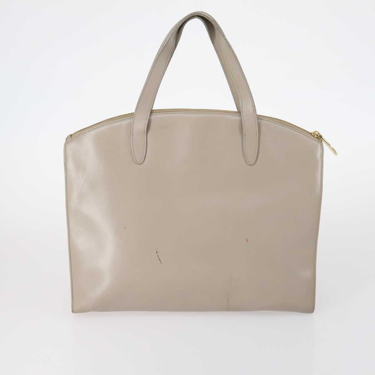 BURBERRY Tote Bag Leather 5Set Beige Brown Auth bs29571