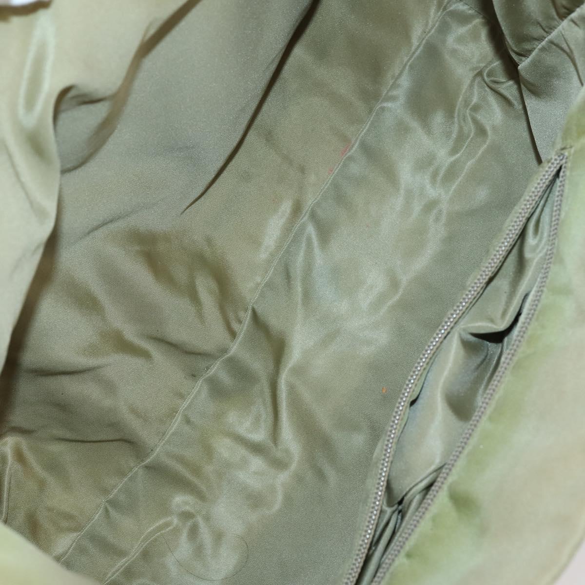 PRADA Hand Bag Nylon 4Set Beige Khaki Brown Auth bs29585