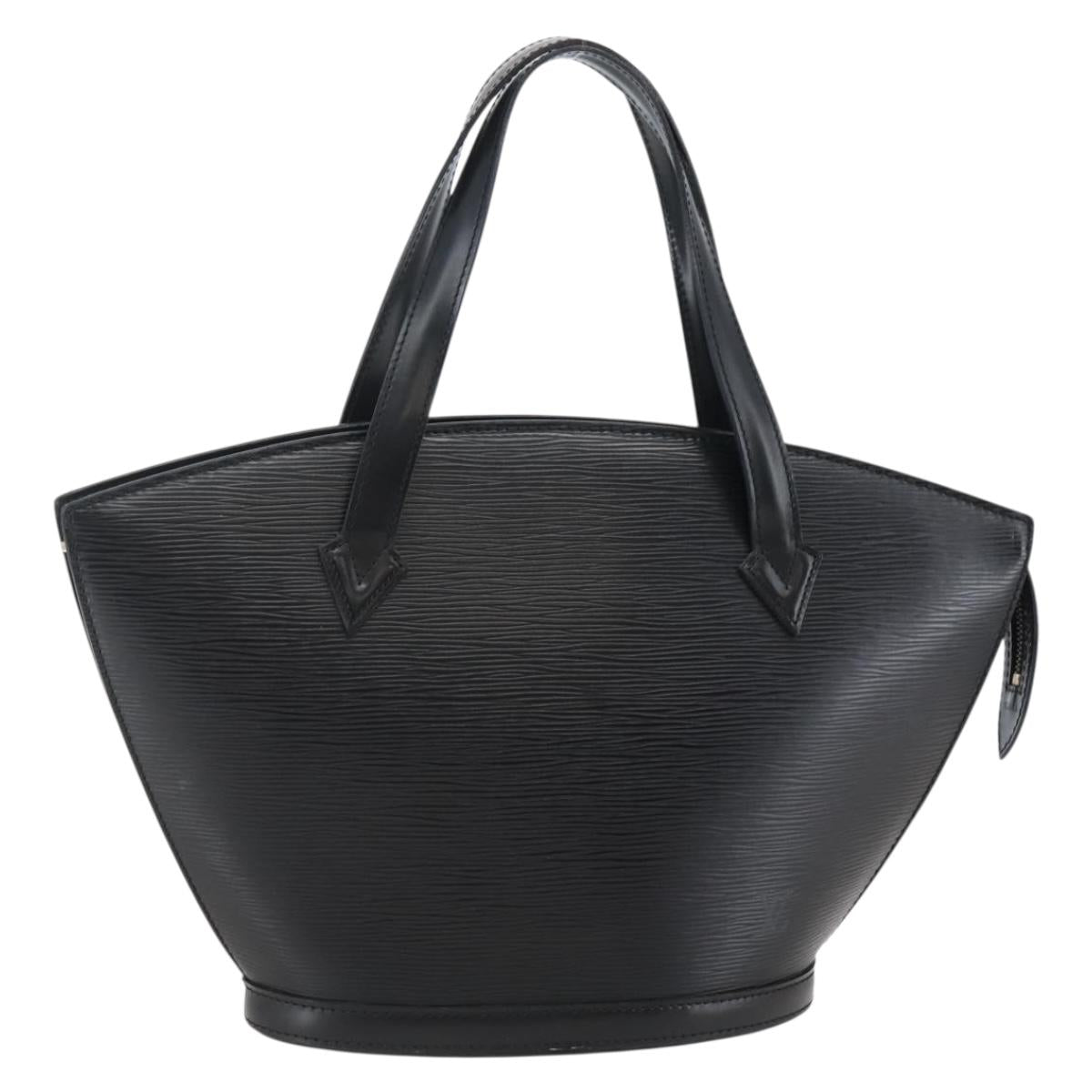 LOUIS VUITTON Epi Saint Jacques Hand Bag Black M52272 LV Auth bs29604