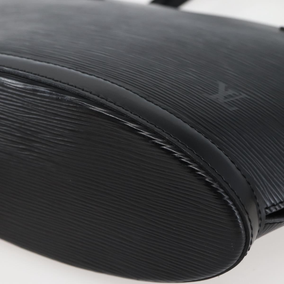 LOUIS VUITTON Epi Saint Jacques Hand Bag Black M52272 LV Auth bs29604
