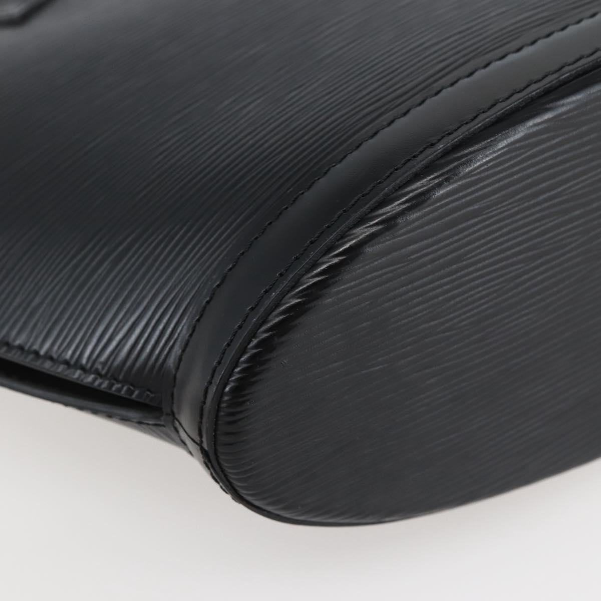 LOUIS VUITTON Epi Saint Jacques Hand Bag Black M52272 LV Auth bs29604