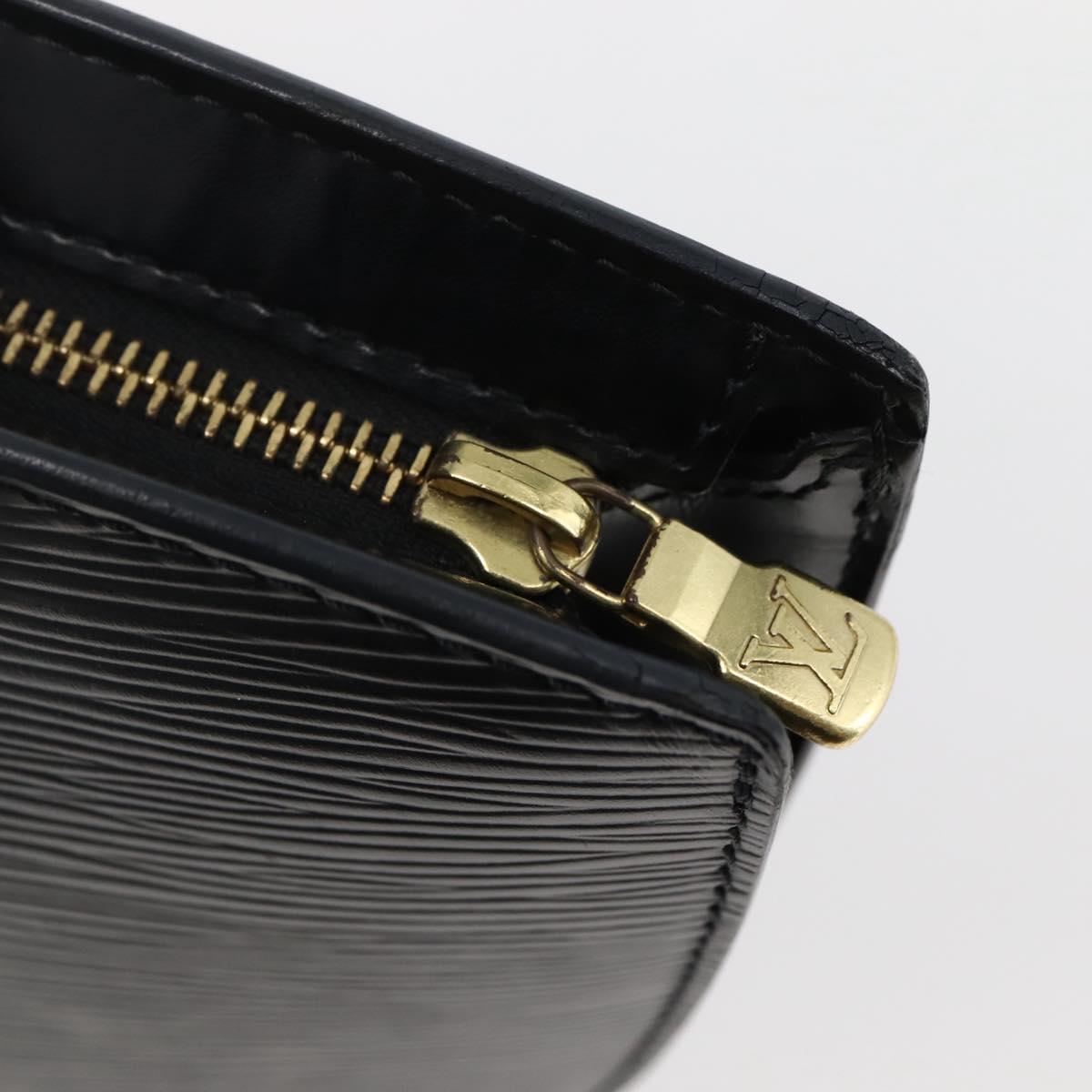 LOUIS VUITTON Epi Saint Jacques Hand Bag Black M52272 LV Auth bs29604
