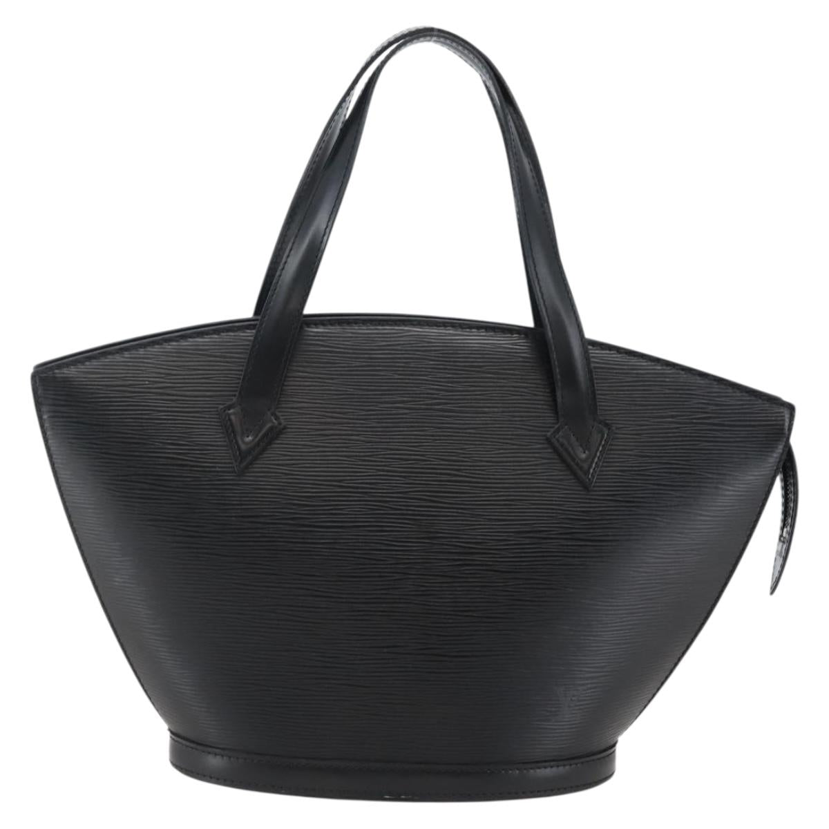 LOUIS VUITTON Epi Saint Jacques Hand Bag Black M52272 LV Auth bs29604