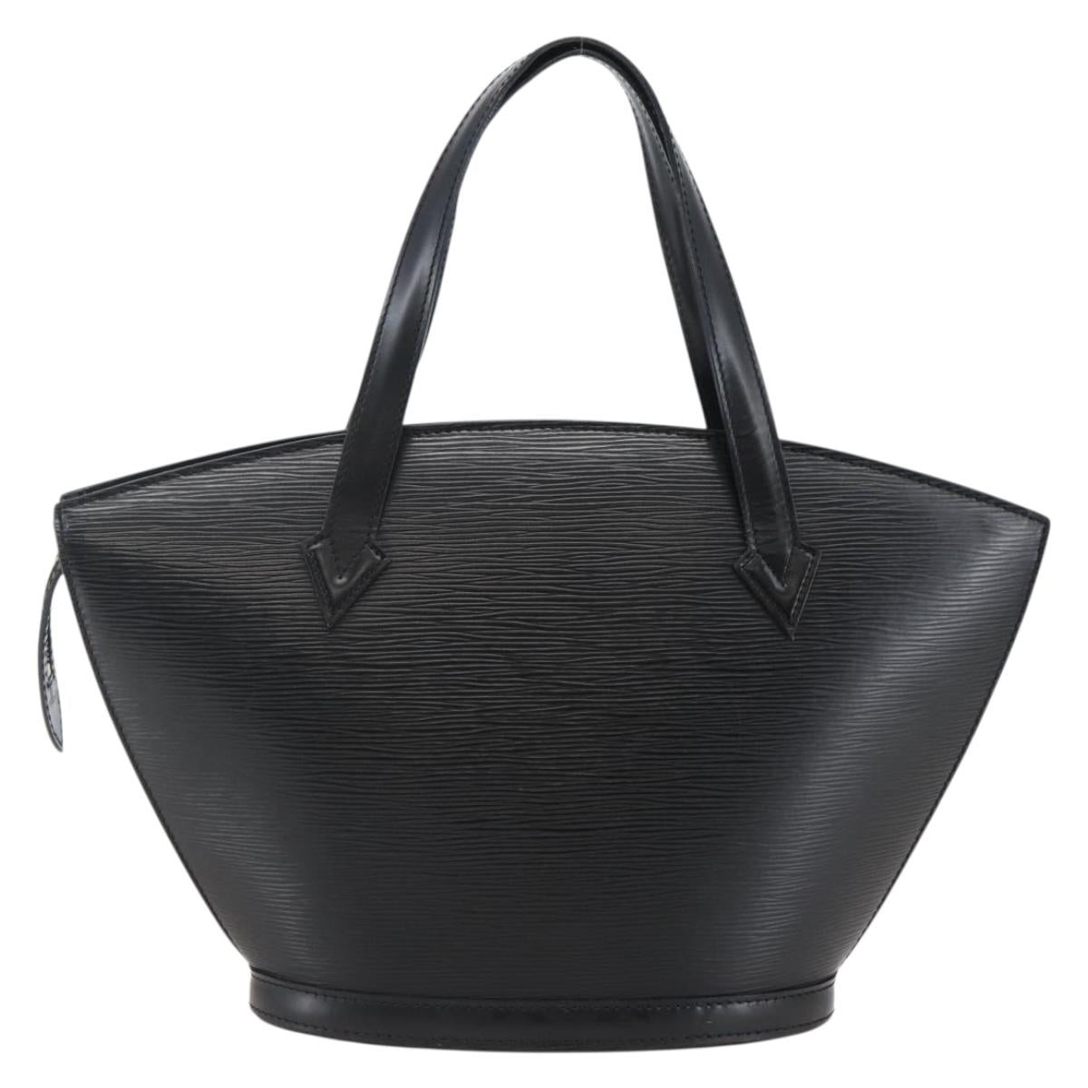 LOUIS VUITTON Epi Saint Jacques Hand Bag Black M52272 LV Auth bs29604