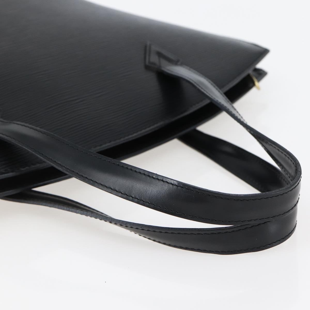 LOUIS VUITTON Epi Saint Jacques Hand Bag Black M52272 LV Auth bs29604