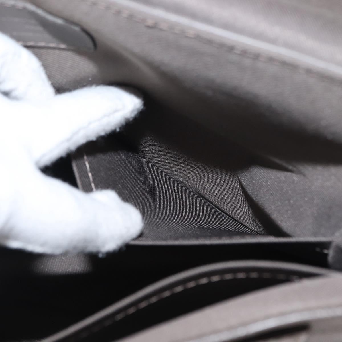 LOUIS VUITTON Damier Infini District PM Shoulder Bag Gray N41485 Auth bs29610