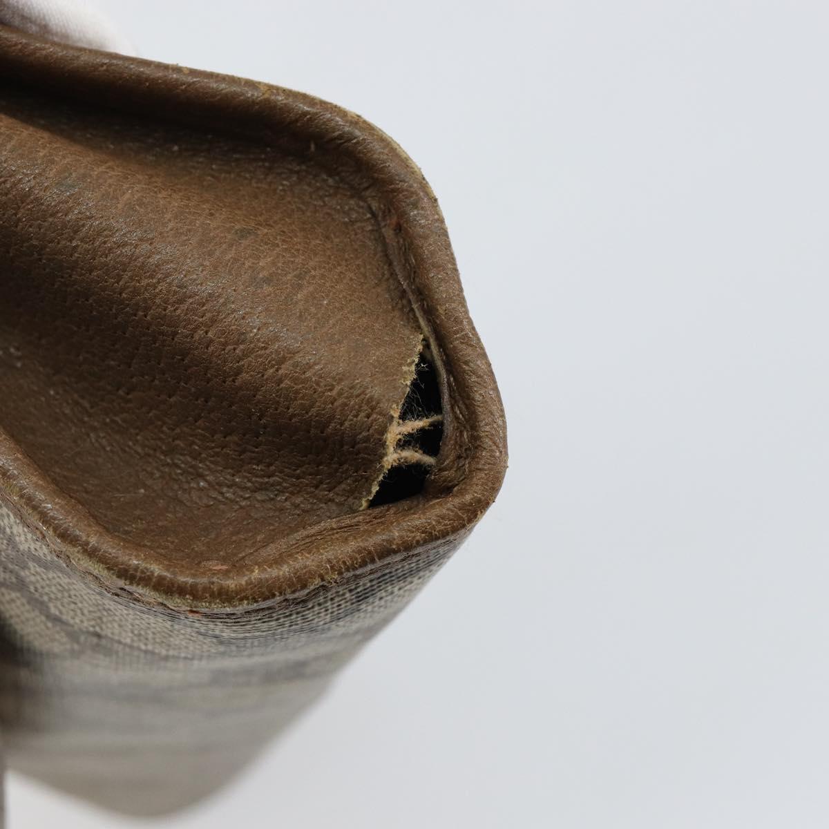 GUCCI GG Supreme Web Sherry Line Bag PVC Beige Gold 89 01 030 Auth bs29623