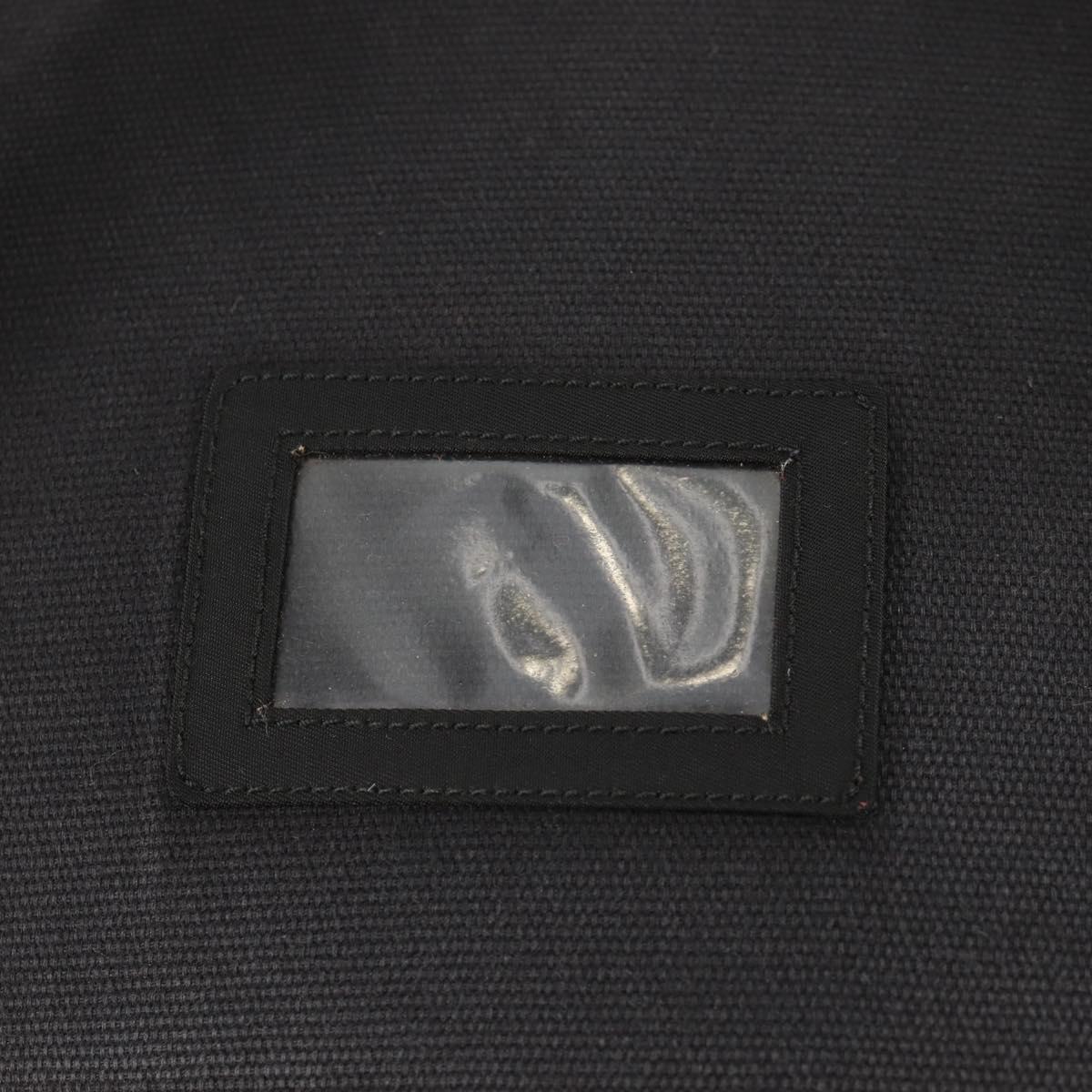 PRADA Backpack Nylon Black Silver Auth bs29624