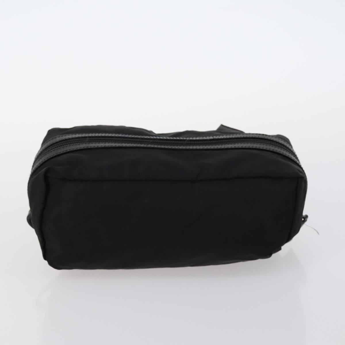 PRADA Pouch Nylon 6Set Black Brown blue Auth bs29638