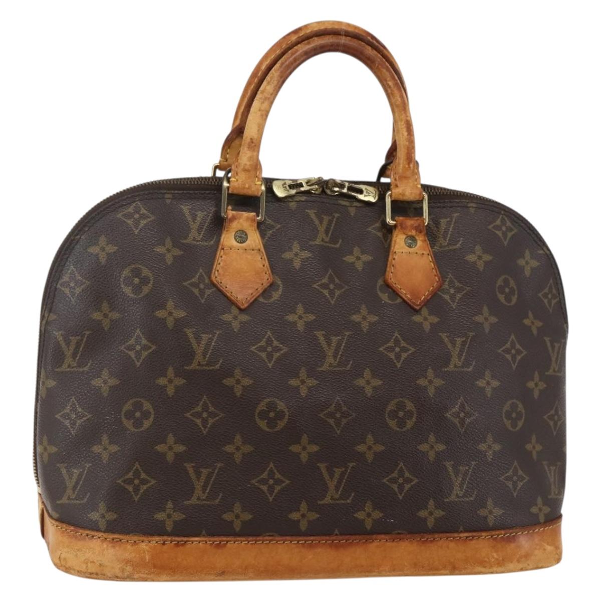 LOUIS VUITTON Monogram Alma Hand Bag M51130 LV Auth bs29672