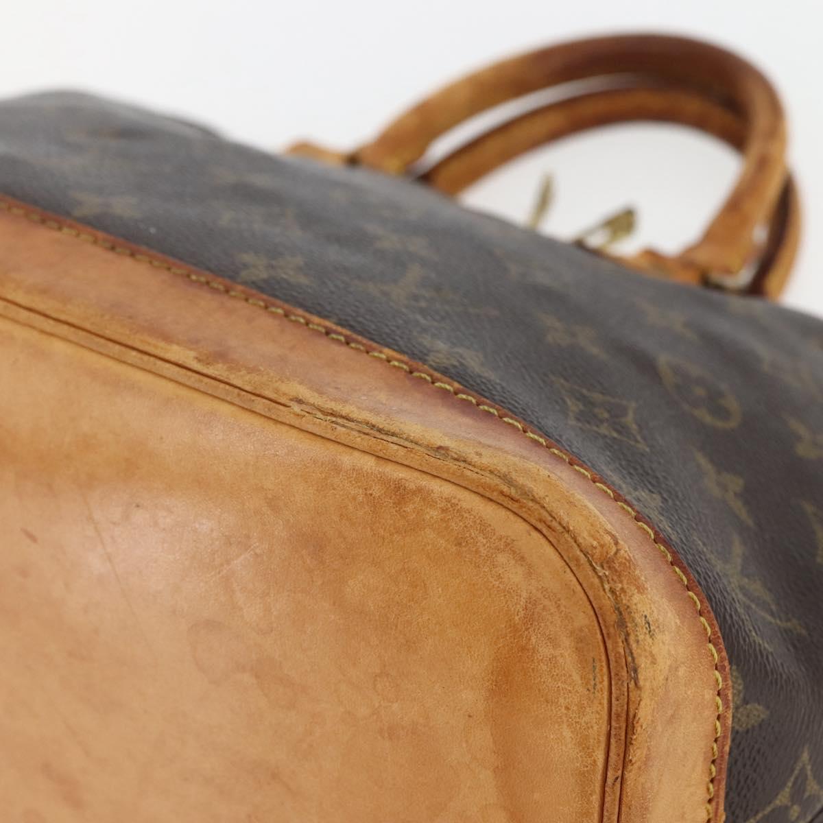 LOUIS VUITTON Monogram Alma Hand Bag M51130 LV Auth bs29672