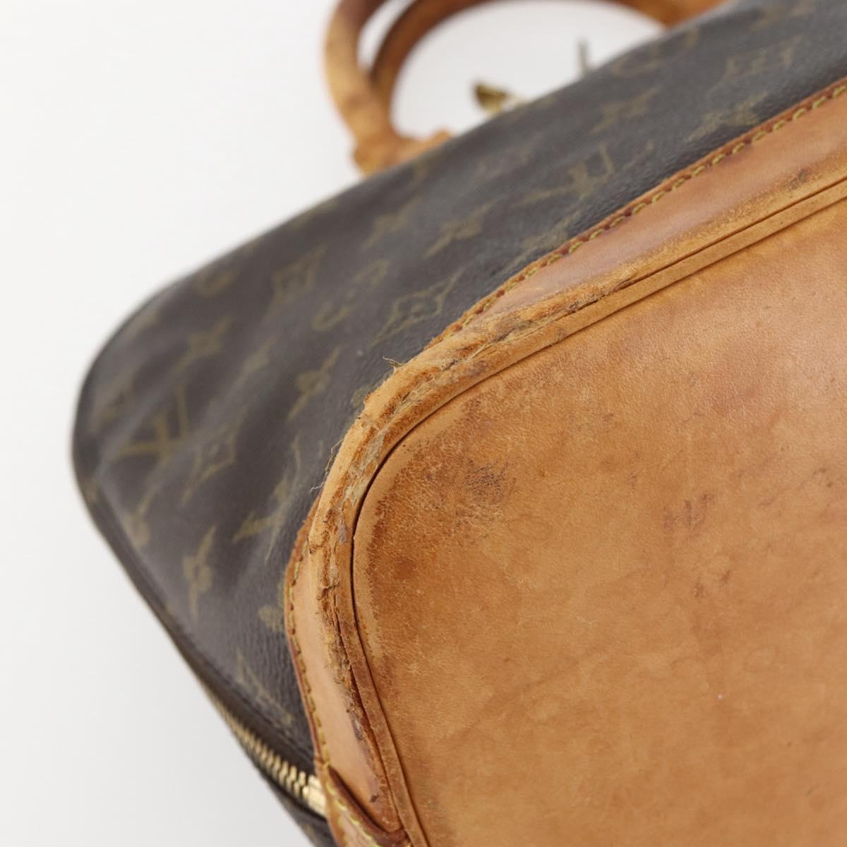 LOUIS VUITTON Monogram Alma Hand Bag M51130 LV Auth bs29672