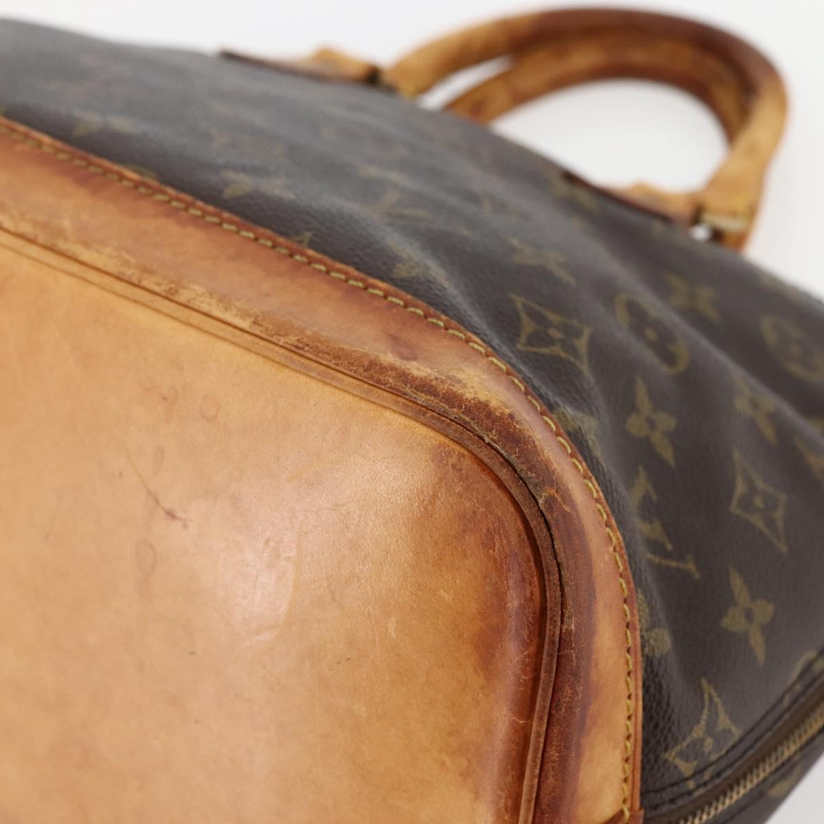 LOUIS VUITTON Monogram Alma Hand Bag M51130 LV Auth bs29672