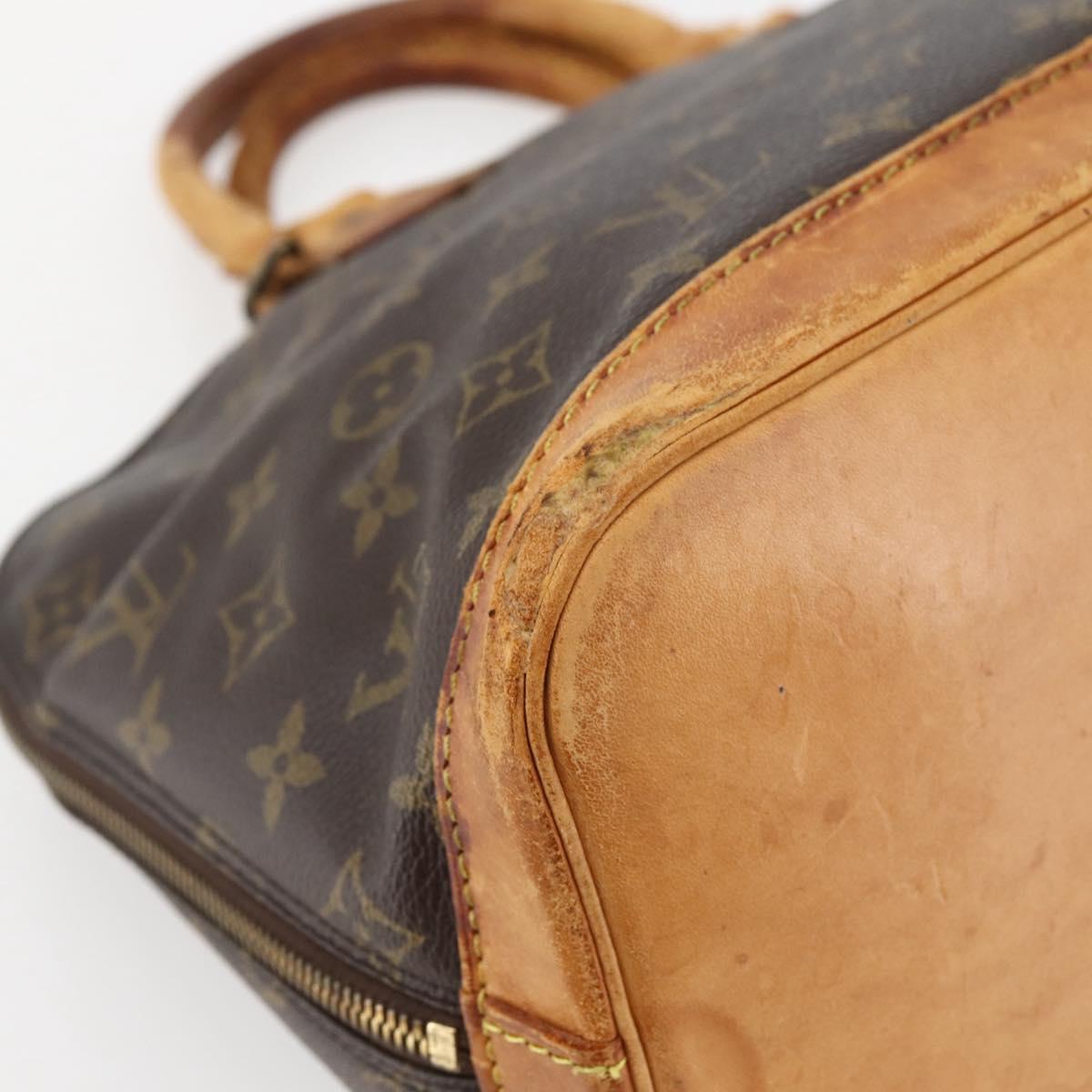 LOUIS VUITTON Monogram Alma Hand Bag M51130 LV Auth bs29672
