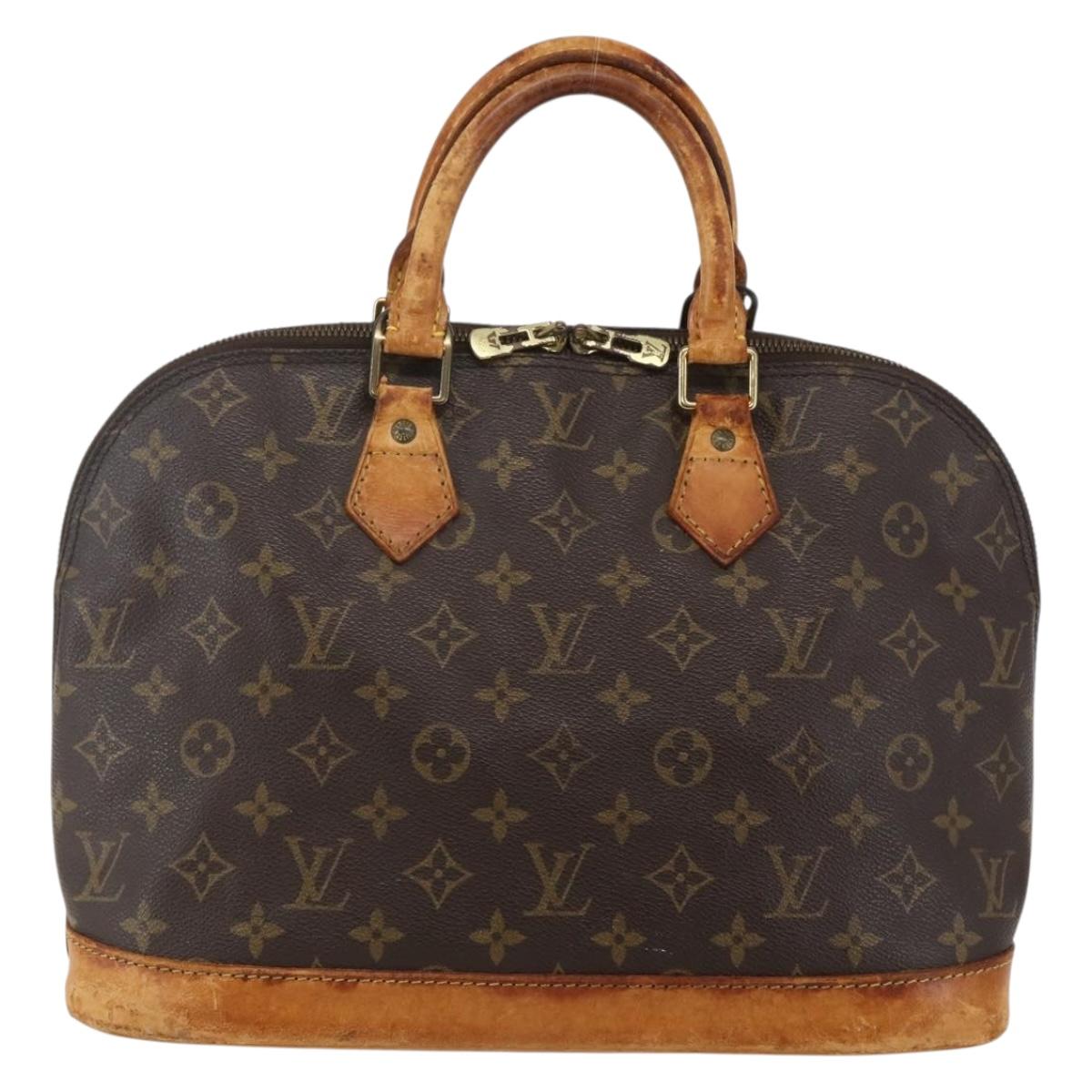 LOUIS VUITTON Monogram Alma Hand Bag M51130 LV Auth bs29672
