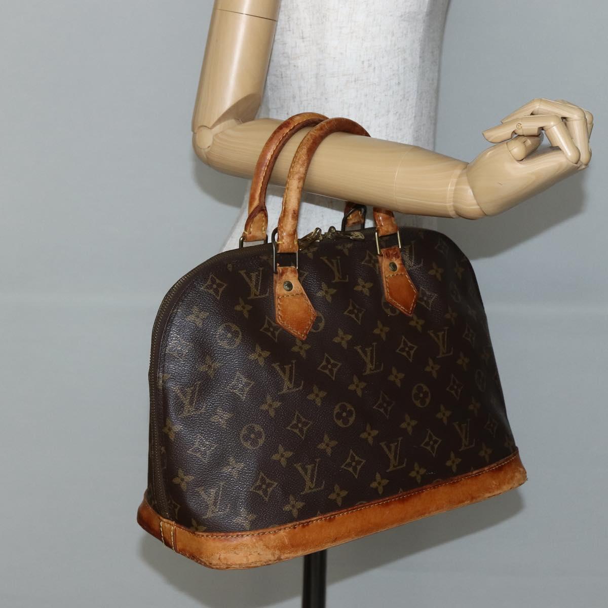 LOUIS VUITTON Monogram Alma Hand Bag M51130 LV Auth bs29672