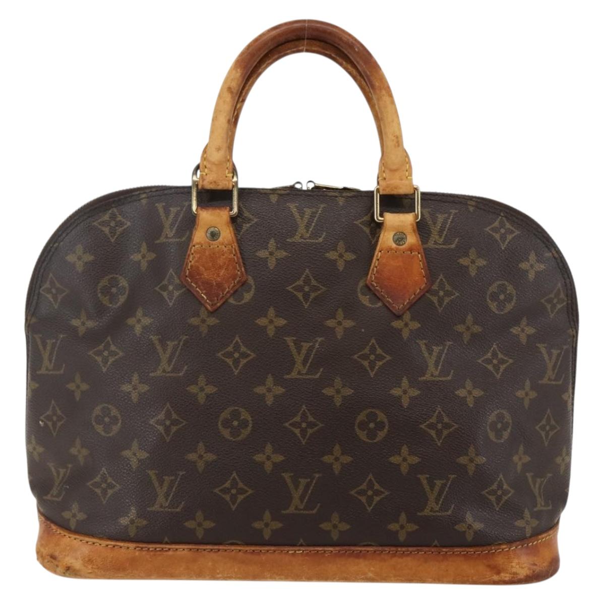 LOUIS VUITTON Monogram Alma Hand Bag M51130 LV Auth bs29672