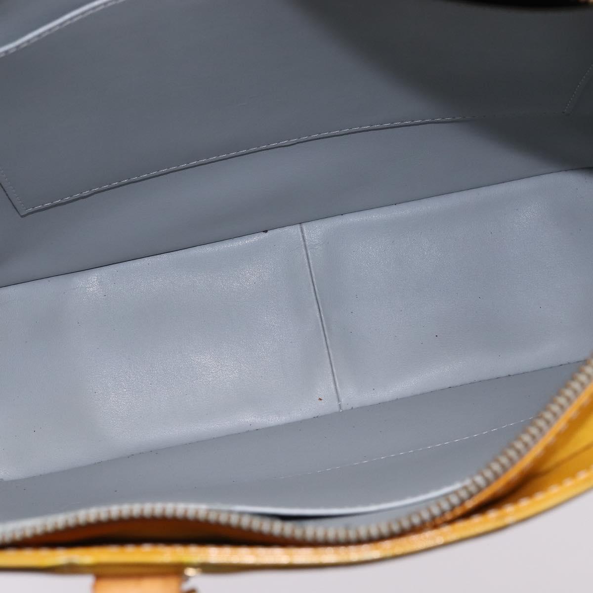 LOUIS VUITTON Monogram Vernis Columbus Tote Bag Gris M91028 LV Auth bs29674