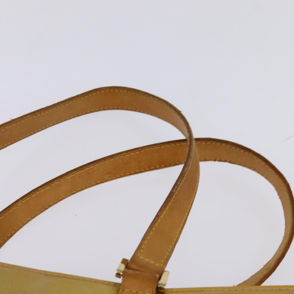 LOUIS VUITTON Monogram Vernis Columbus Tote Bag Gris M91028 LV Auth bs29674