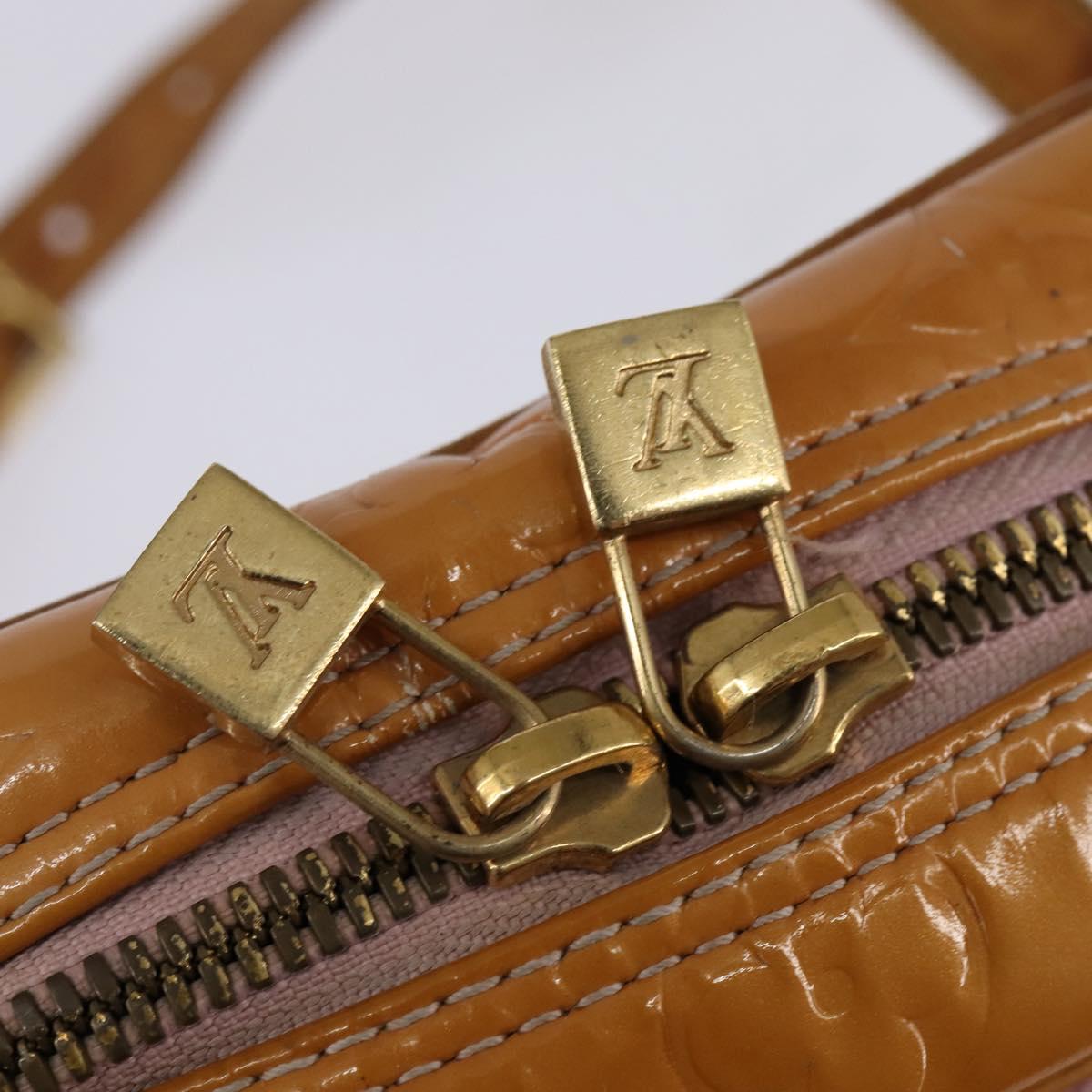 LOUIS VUITTON Monogram Vernis Wooster Bag Marshmallow Pink M91037 Auth bs29675