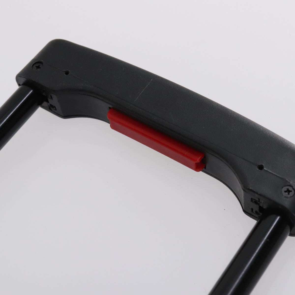 Salvatore Ferragamo Suitcase Canvas Black Silver Auth bs29676