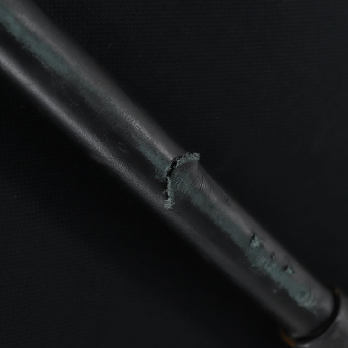 Salvatore Ferragamo Suitcase Canvas Black Silver Auth bs29676