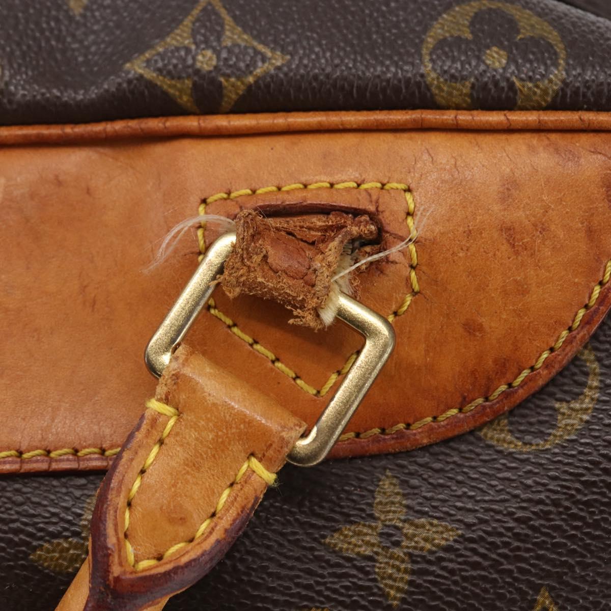 LOUIS VUITTON Monogram Deauville Hand Bag M47270 LV Auth bs29679